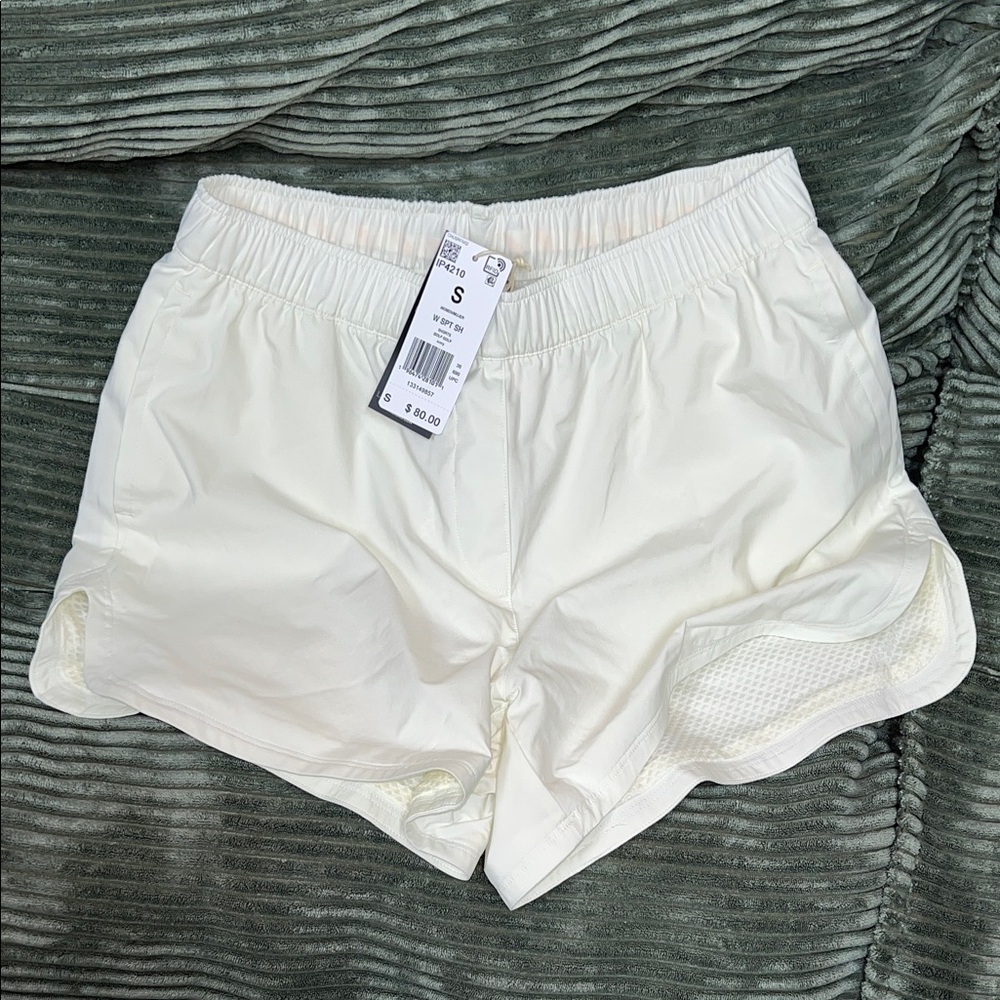 Adidas Women's White Athletic Shorts